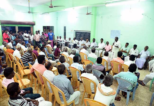tenkasi new district peoples strike and discussion