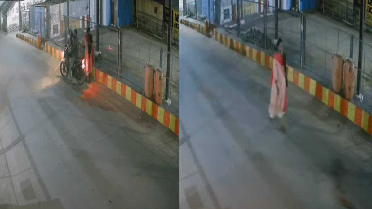 Couple walking around in the middle of the night with a gun