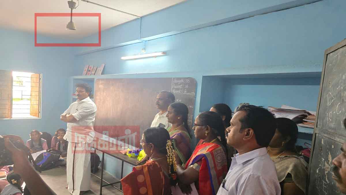 Nakheeran pointed out that government schools without teachers; Minister Anbil Mahesh made a surprise inspection!