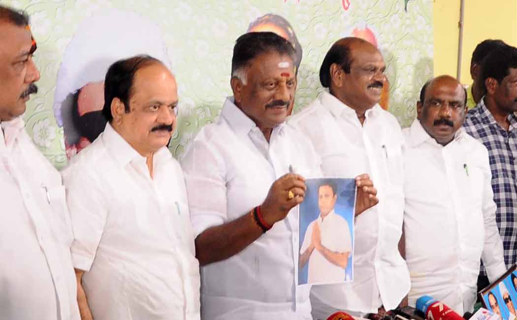admk panneerselvam announced erode by election candidate
