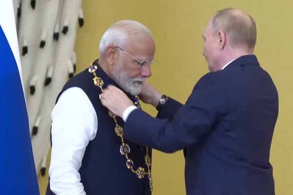 Russia's highest award for PM Modi