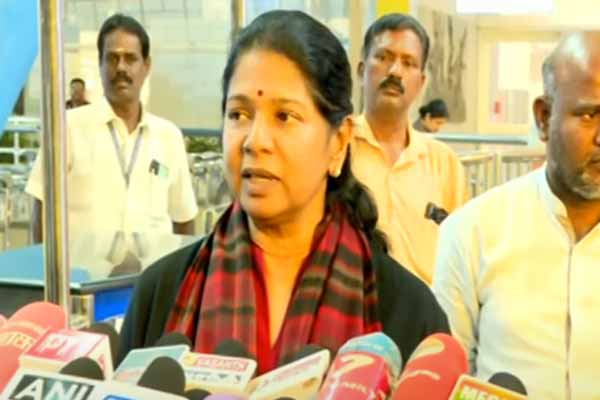 Kanimozhi says about anna university student issue