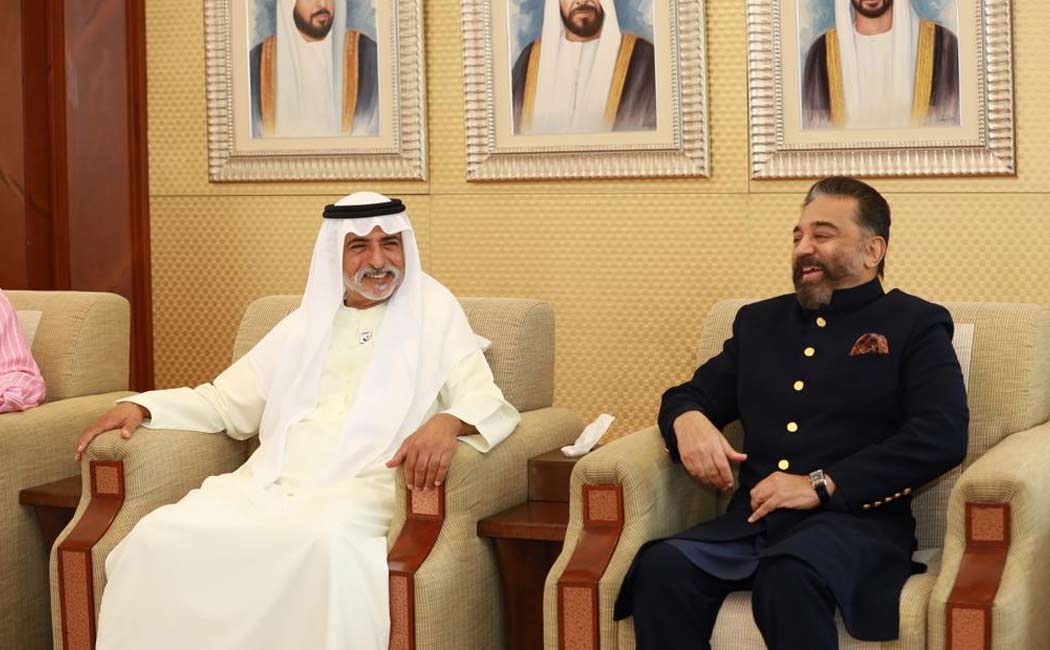 Kamal Haasan meets UAE Minister