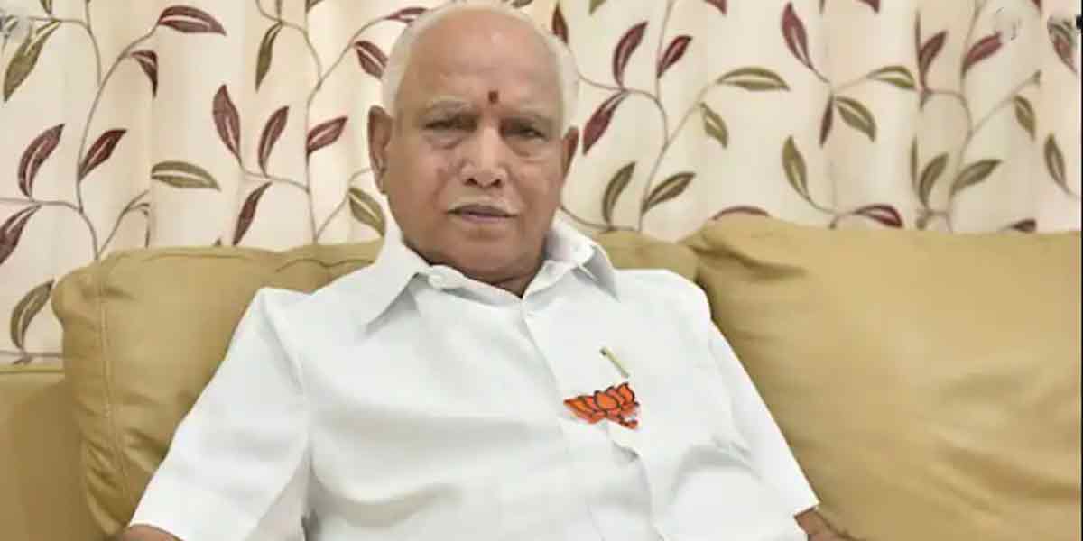 Corona to Karnataka Chief Minister yediyurappa