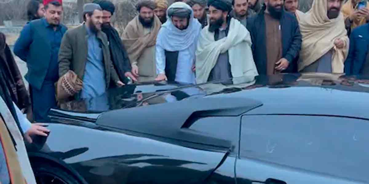 Afghanistan's first car; made by Taliban