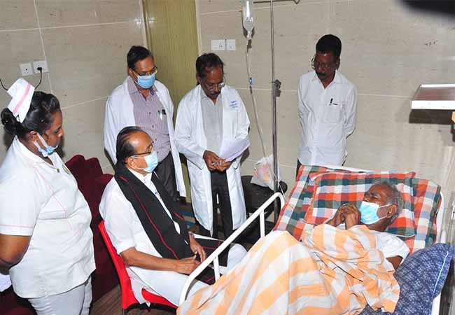 Waiko MP who met Nallakannu and inquired about his well-being!