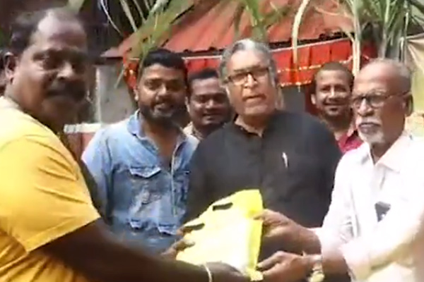 pongal celebration gift provide by nassar