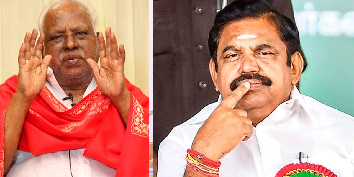 'Disaster for spiritual devotees' - Edappadi Palaniswami obituary