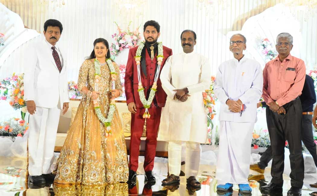 Divakaran family wedding reception photos