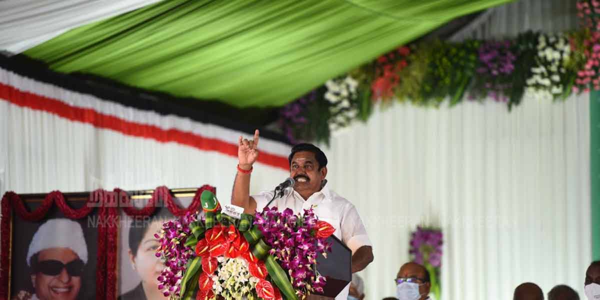 tn assembly election 2021 election campaign cm palanisamy speech