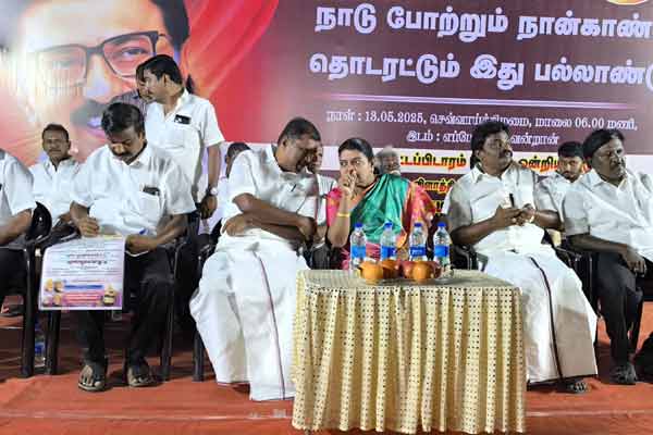 Women send their children to school with peace of mind says Minister Geetha Jeevan