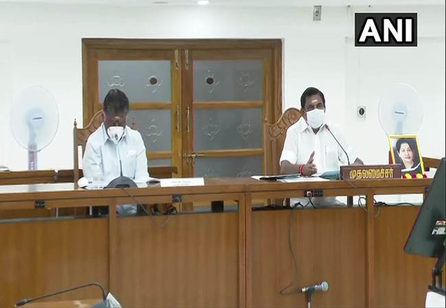 tamilnadu cm palanisamy discussions with all districts collectors