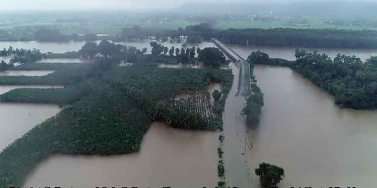 Extreme levels of flood danger were announced in at least two places.