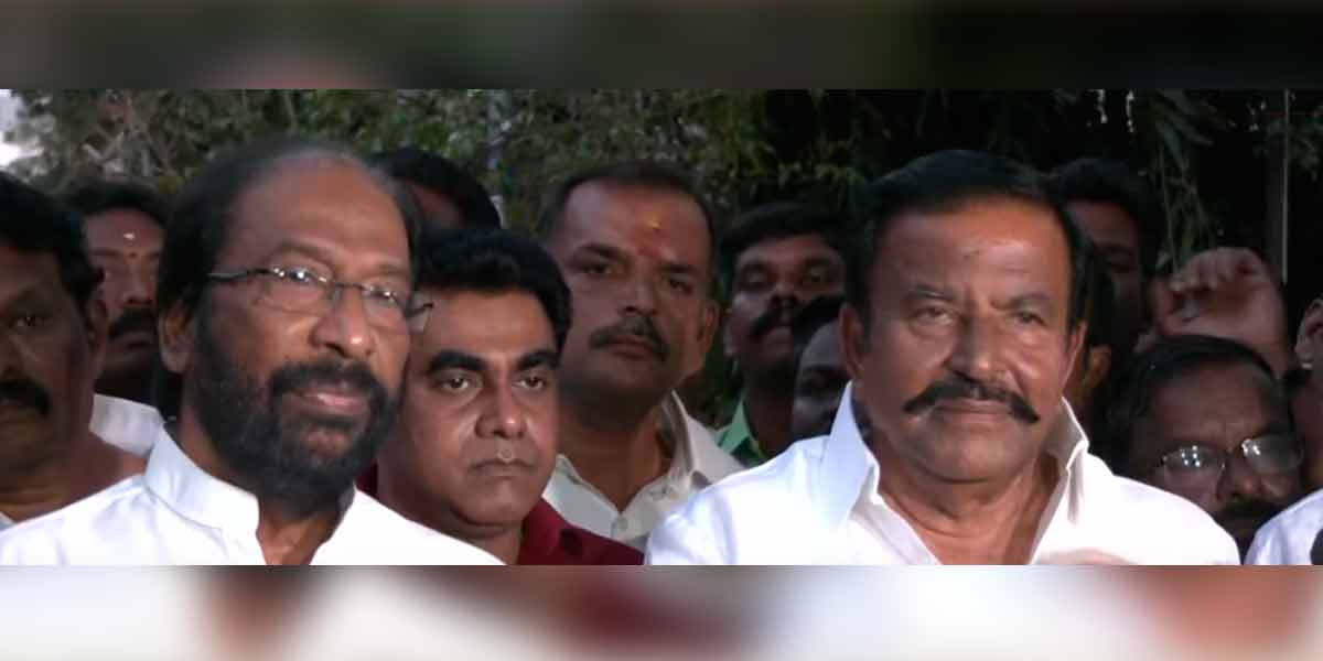 "Let what happened be what happened. May the happenings be good''- MP Trichy Siva interview