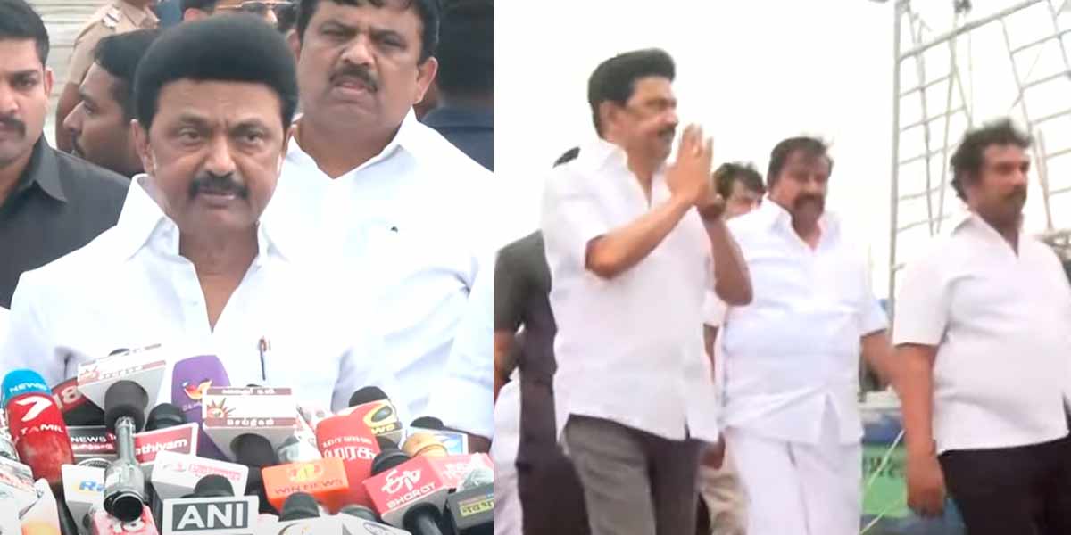'Because it was planned in advance, there is no damage to be said'- Chief Minister M.K. Stalin's interview