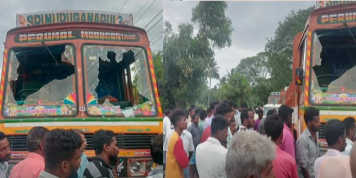 1st class student in Tirukkattupalli sand truck collision; Tragedy occurred while getting off the school van