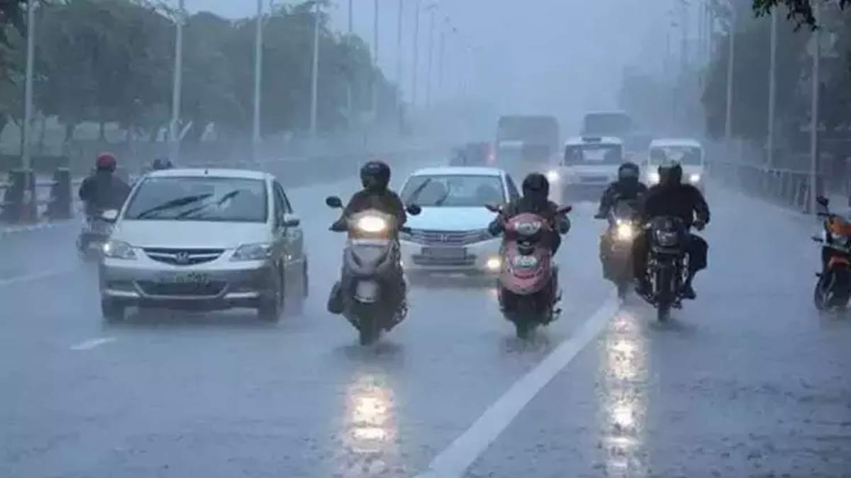 Moderate rain in Chennai suburbs