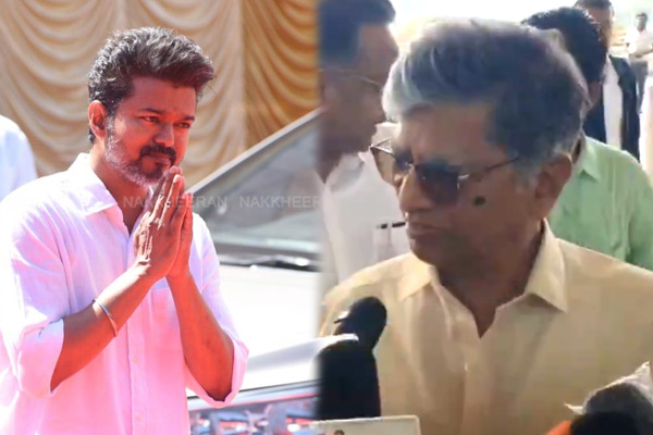 S.A. Chandrasekhar's answer to Vijay's political question