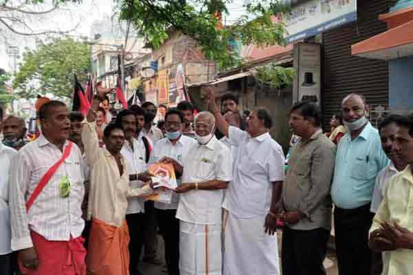 Congress people made special pooja to MKStalin to be chief Minister