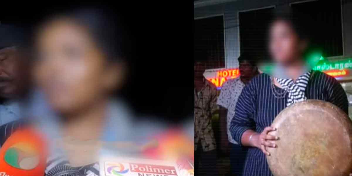 The conductor who boarded the bus with a drum instrument dropped the stone student halfway