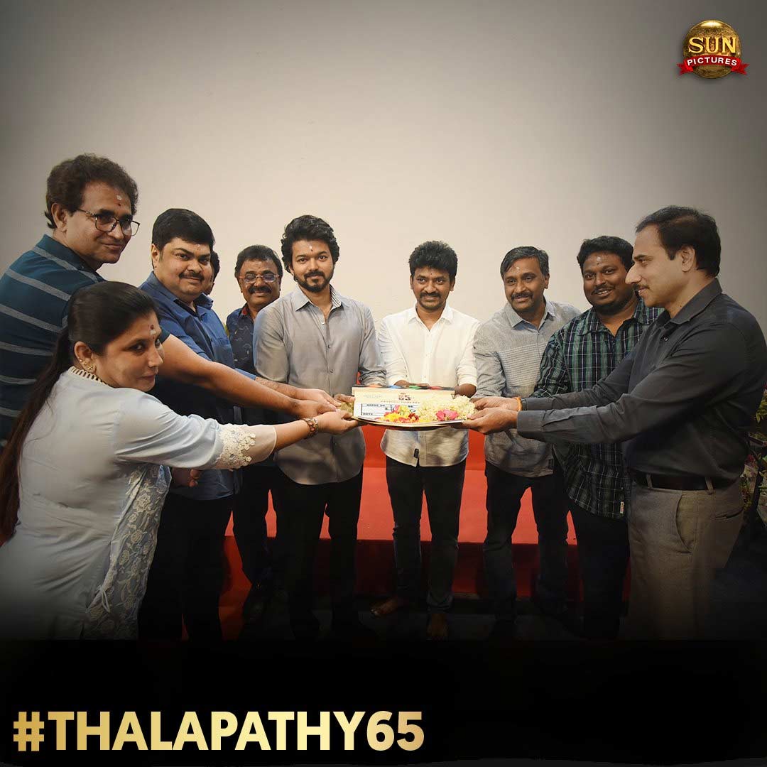 Thalapathy 65 movie pooja photos