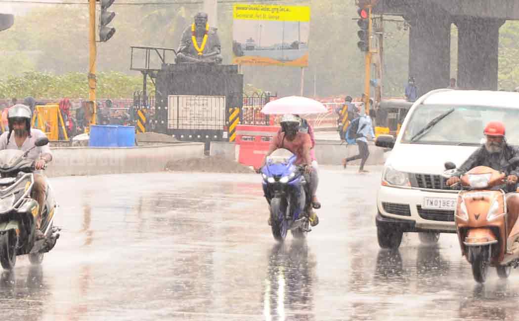 sudden rain chennai people happy