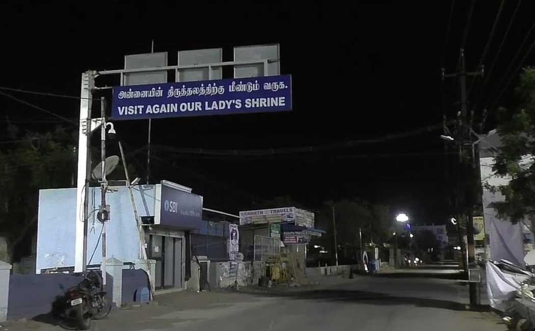 Velankanni is deserted without people moving