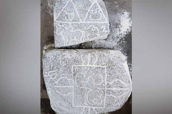 15th century Sannyasis find with Grantha inscription