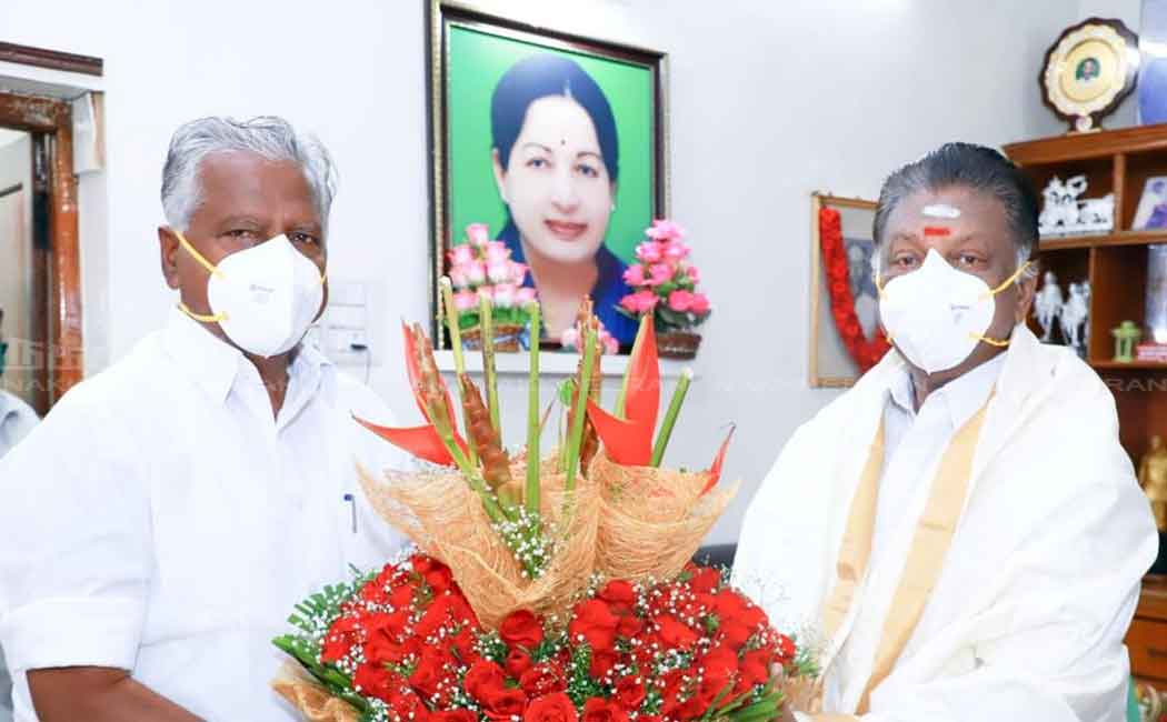OPS birthday celebration in theni