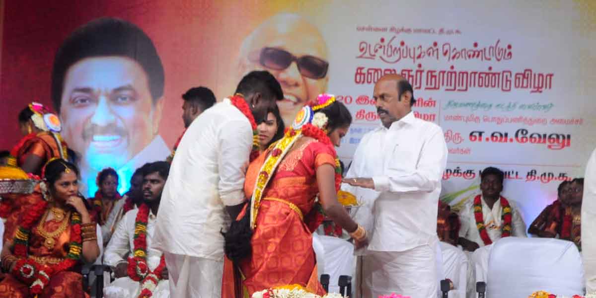 "Brides, don't be afraid, I got married in Rahu period" - A.V. Velu's speech