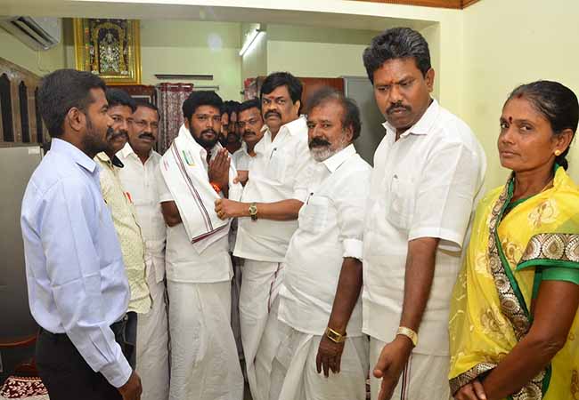 VIRUDHUNAGAR DISTRICT ADMK PARTY LEADER MINISTER RAJENDRA BALAJI