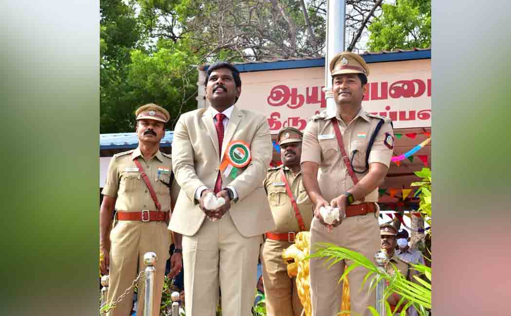 Independence Day Celebrations at Karur, Trichy