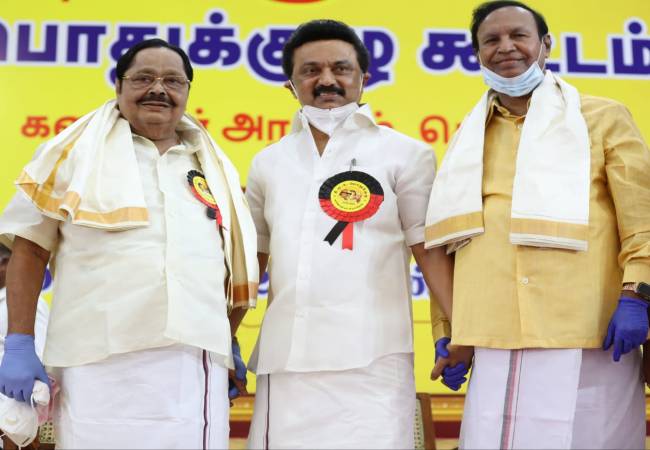 dmk party meeting mk stalin