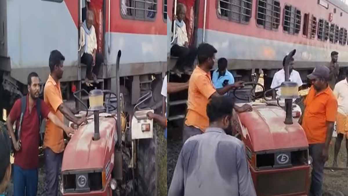 Train hits tractor in accident; panic near Villupuram