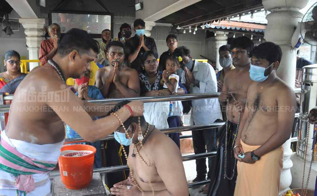 Devotees fasting at Raja Annamalaipuram Iyappan Temple (Pictures)