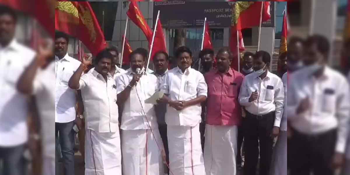 Rejected Tamil Nadu vehicles ... Forward Bloc Party struggel in Madurai!