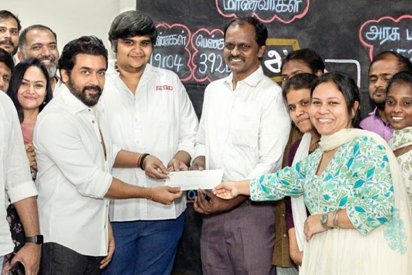 suriya donates 10cr to agaram foundation in retro movie profit