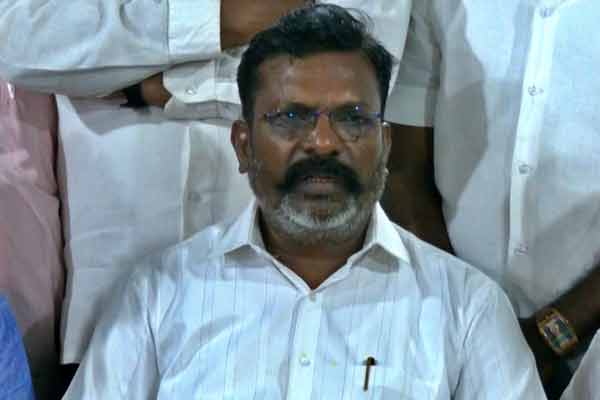 palm tree liquid are not interested people Thirumavalavan