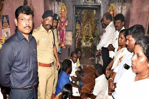 tiruvannamalai district muthumariamman temple incident