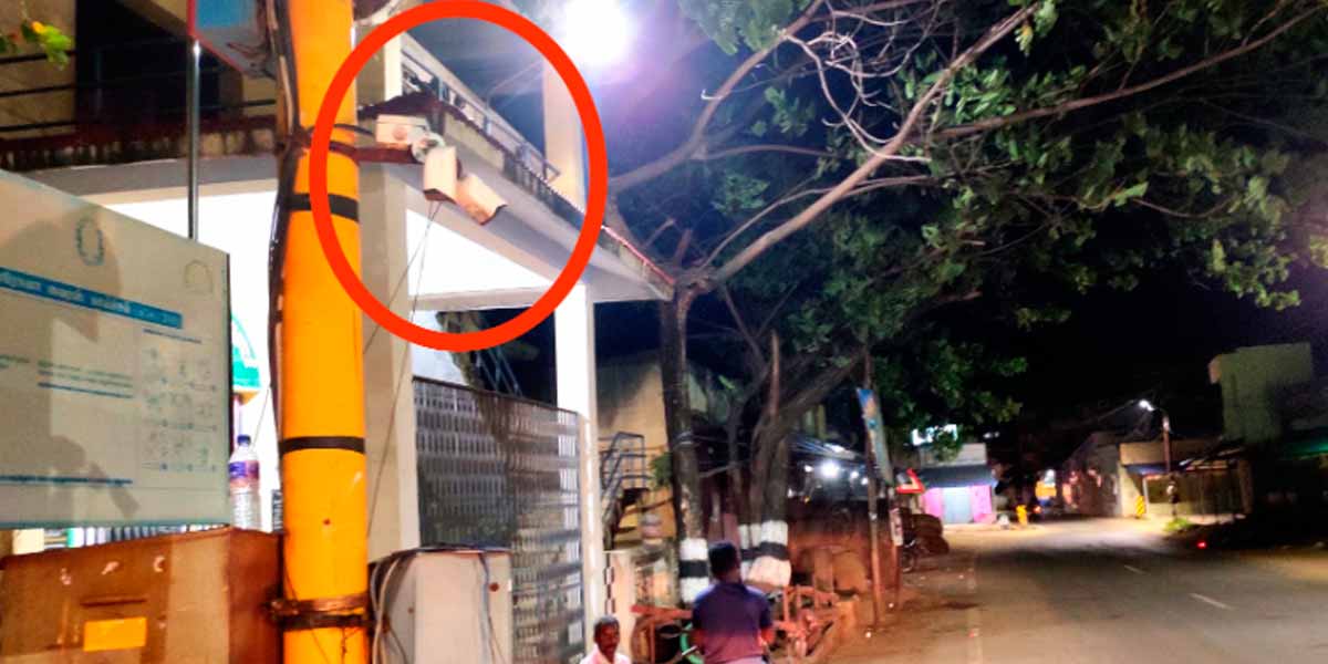 A sickle culture that frequently rears its head—surveillance cameras with upside down heads