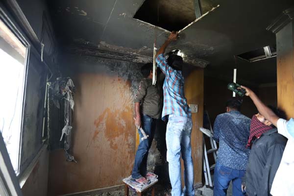 Ezhilagam - chennai - Fire accident