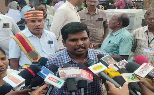 Trichy Collector says There is no re-voting in any polling center  