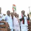 Minister Meyyanathan campaign in support of Congress candidate Karti Chidambaram