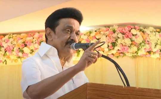 If Modi comes back to power the country will not stand says CM MK Stalin