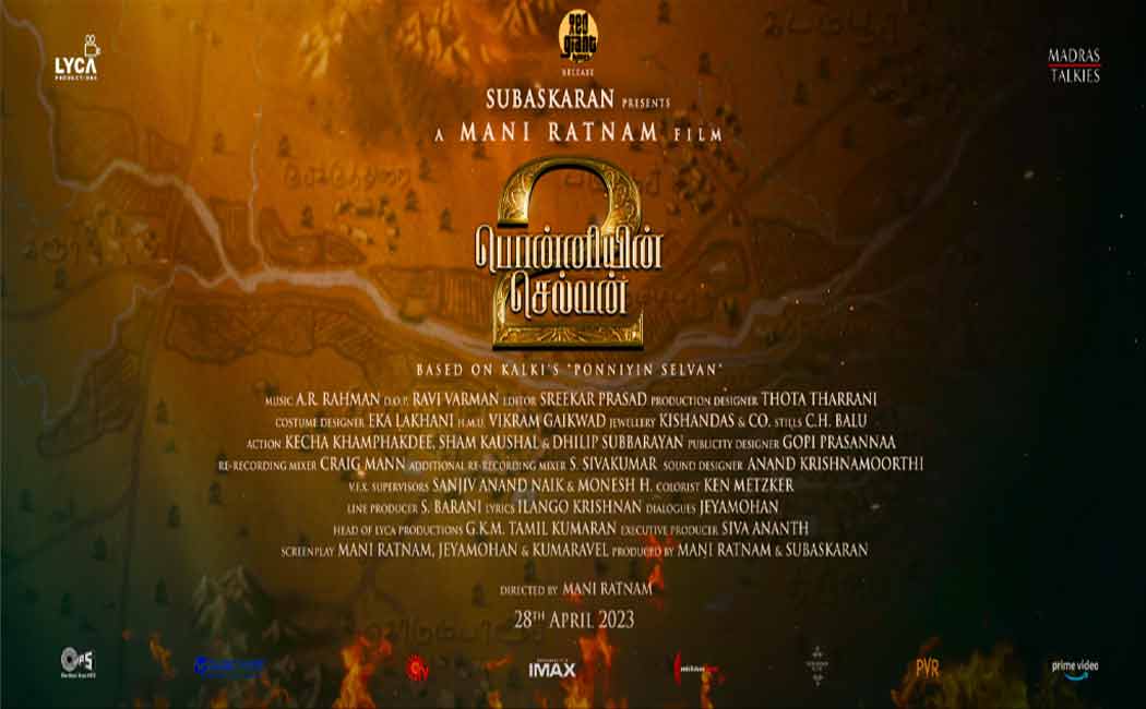 "Karikalan will come like a religious elephant"- Ponni's Selvan 2 trailer released