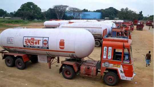 LPG tanker trucks strike
