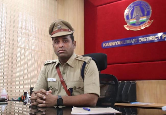 Kanyakumari District Superintendent of Police salutes parents