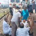 Congressman involved in rail strike; Tension in the erot