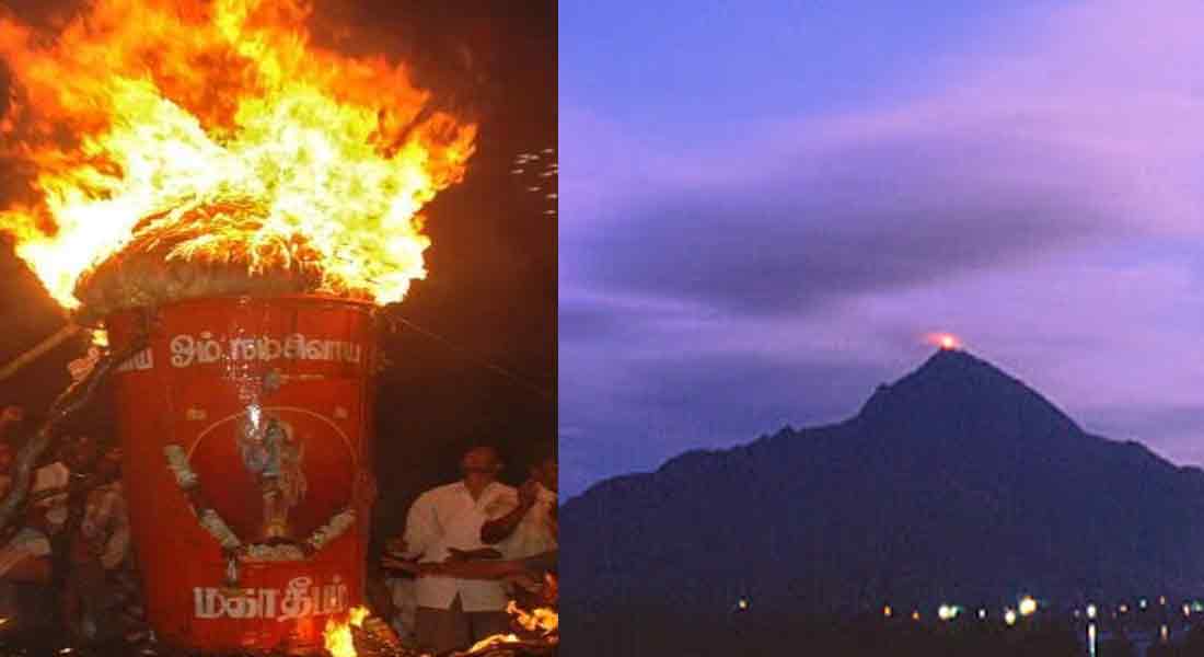 திருவண்ணாமலை - மலை உச்சியில் 11 நாட்களுக்கு தீபம் எரியும்! | nakkheeran
