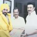 Arvind Kejriwal, Bhagwant Singh Mann meeting with Tamil Nadu Chief Minister